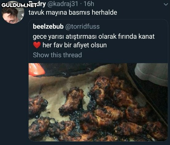 Bedry @kadraj31 16h tavuk...