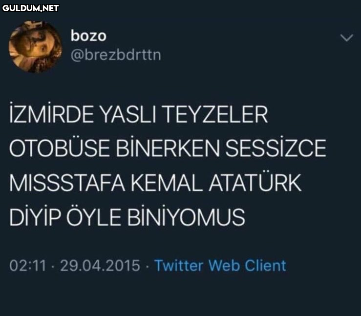 bozo @brezbdrttn iZMIRDE...