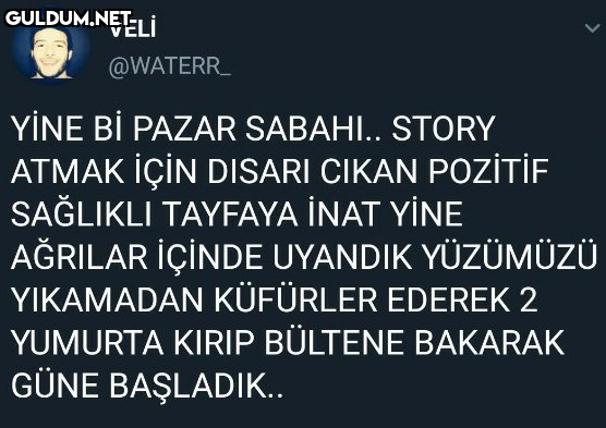 VELI @WATERR YINE Bi PAZAR...