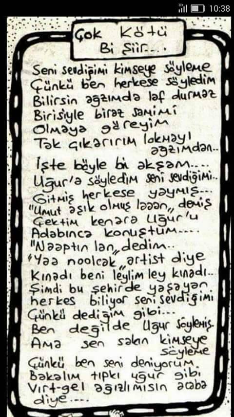 Çok kötü bi Şiir...

Seni...