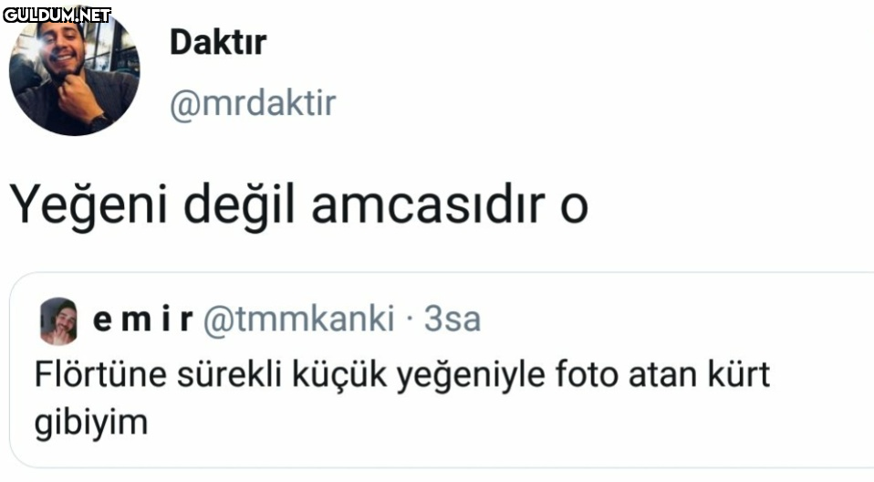 Daktir @mrdaktir Yeğeni...