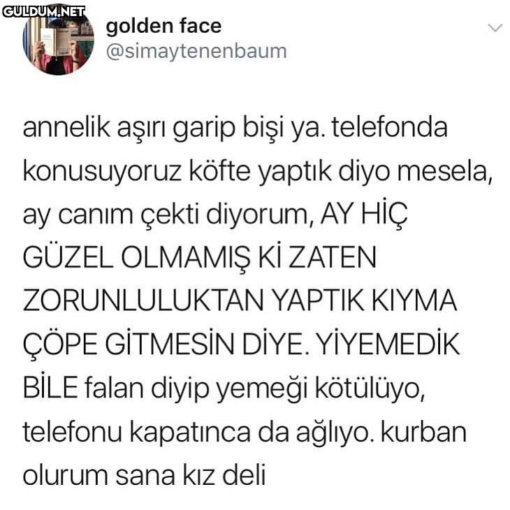 golden face...