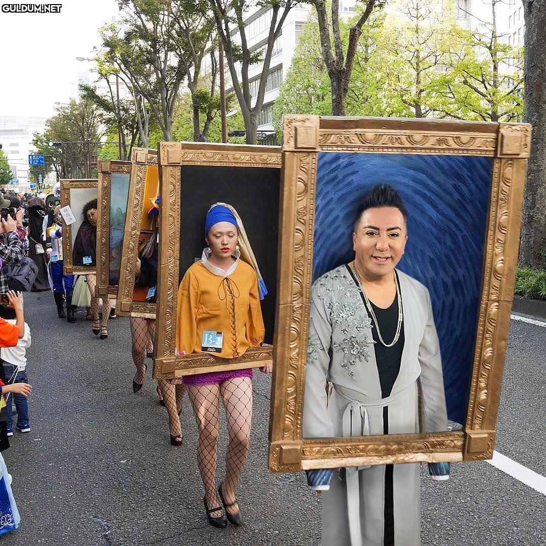 Japonya’da bir grup insan...