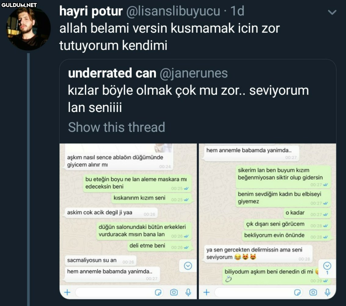 - aşkım nasıl sence...