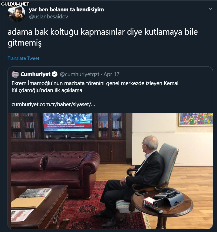 yar ben belanın ta...