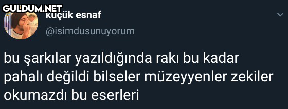 küçük esnaf...
