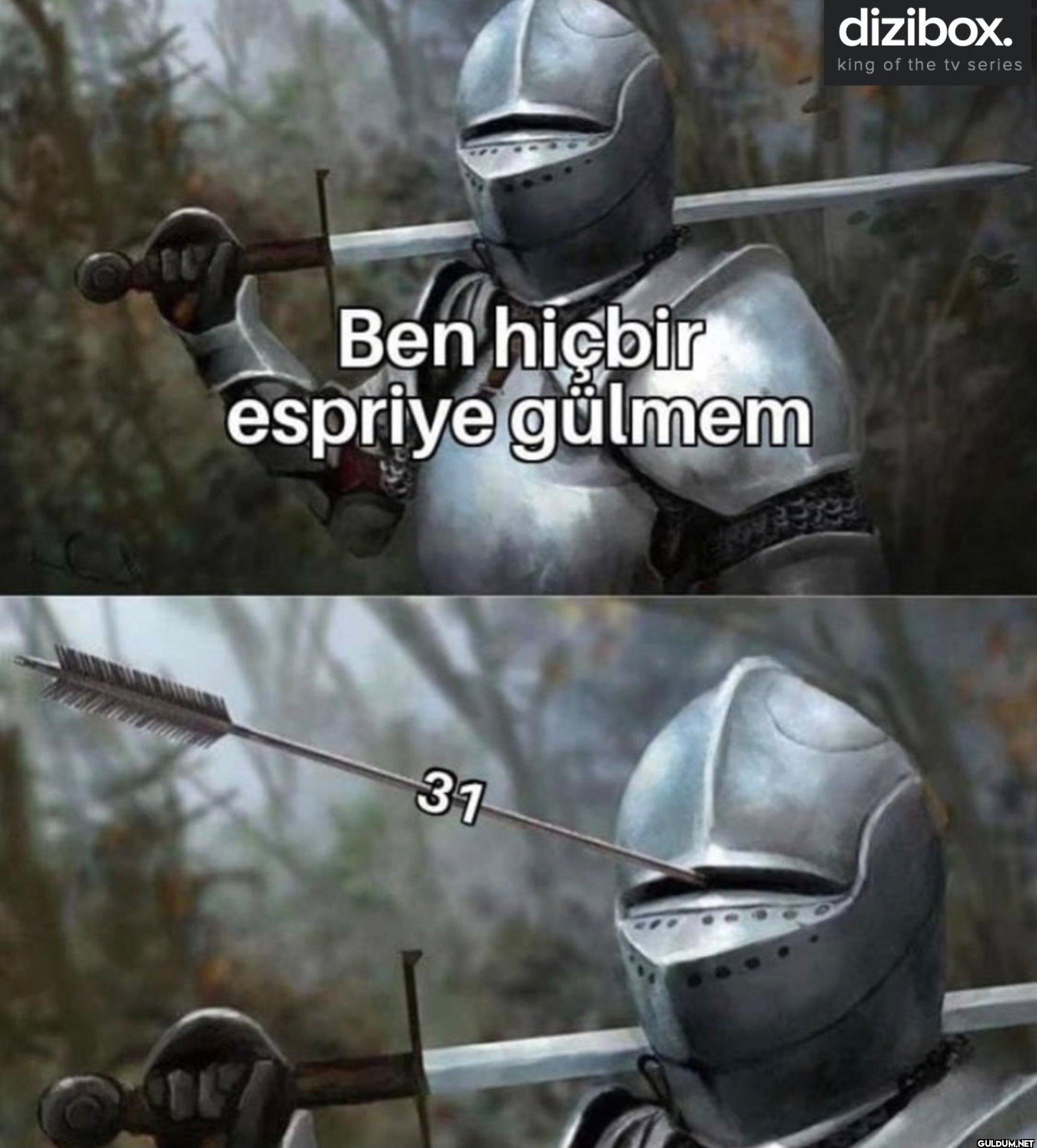 Ben hiçbir espriye gülmem...