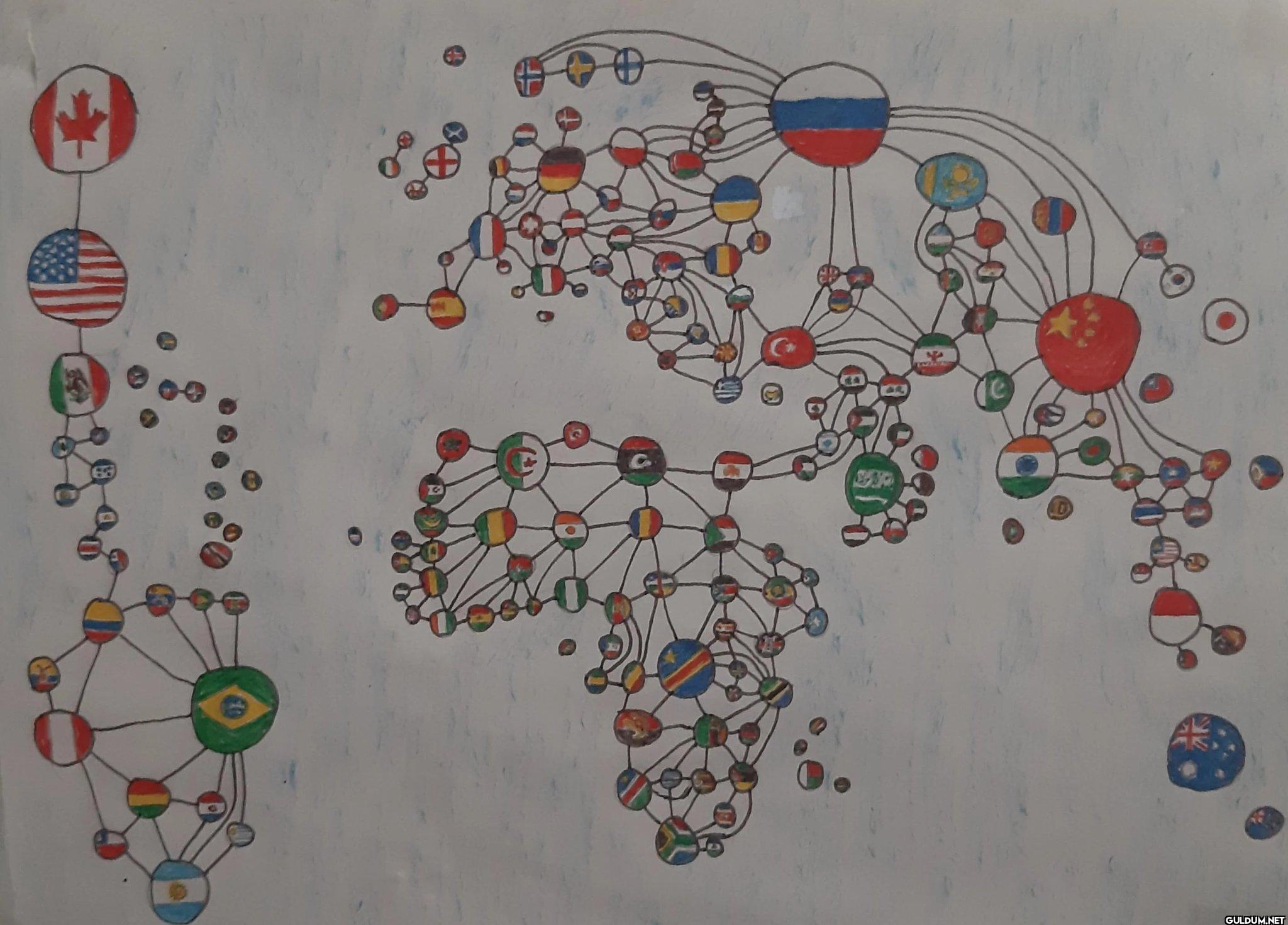 World map of borders    66