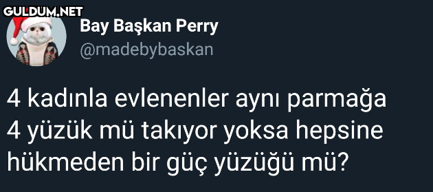 Bay Başkan Perry...