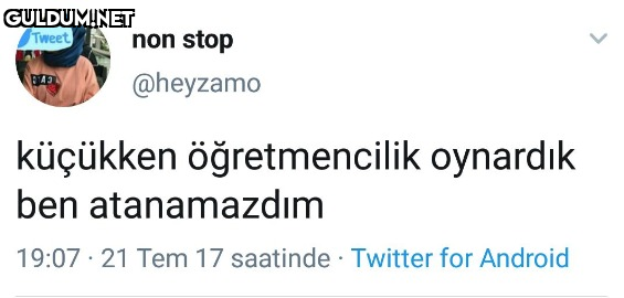 LooL 
@heyzamo küçükken...