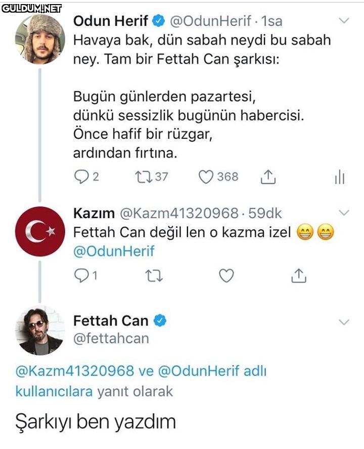 Odun Herif Havaya bak, dün...