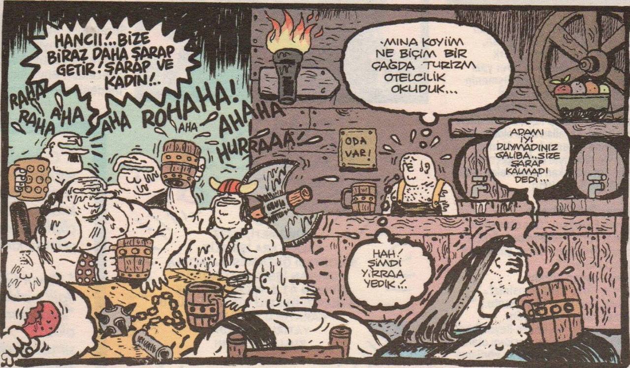 - Hancıı!..bize biraz daha...