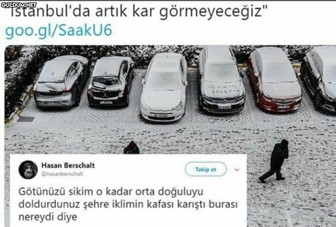 "İstanbul'da artık kar...