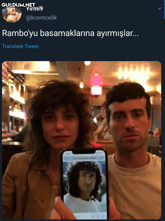 Yirmi9 @kcemcelik Rambo'yu...