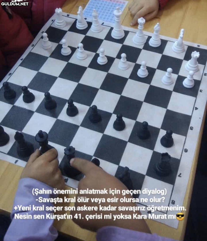 (Şahın önemini anlatmak...