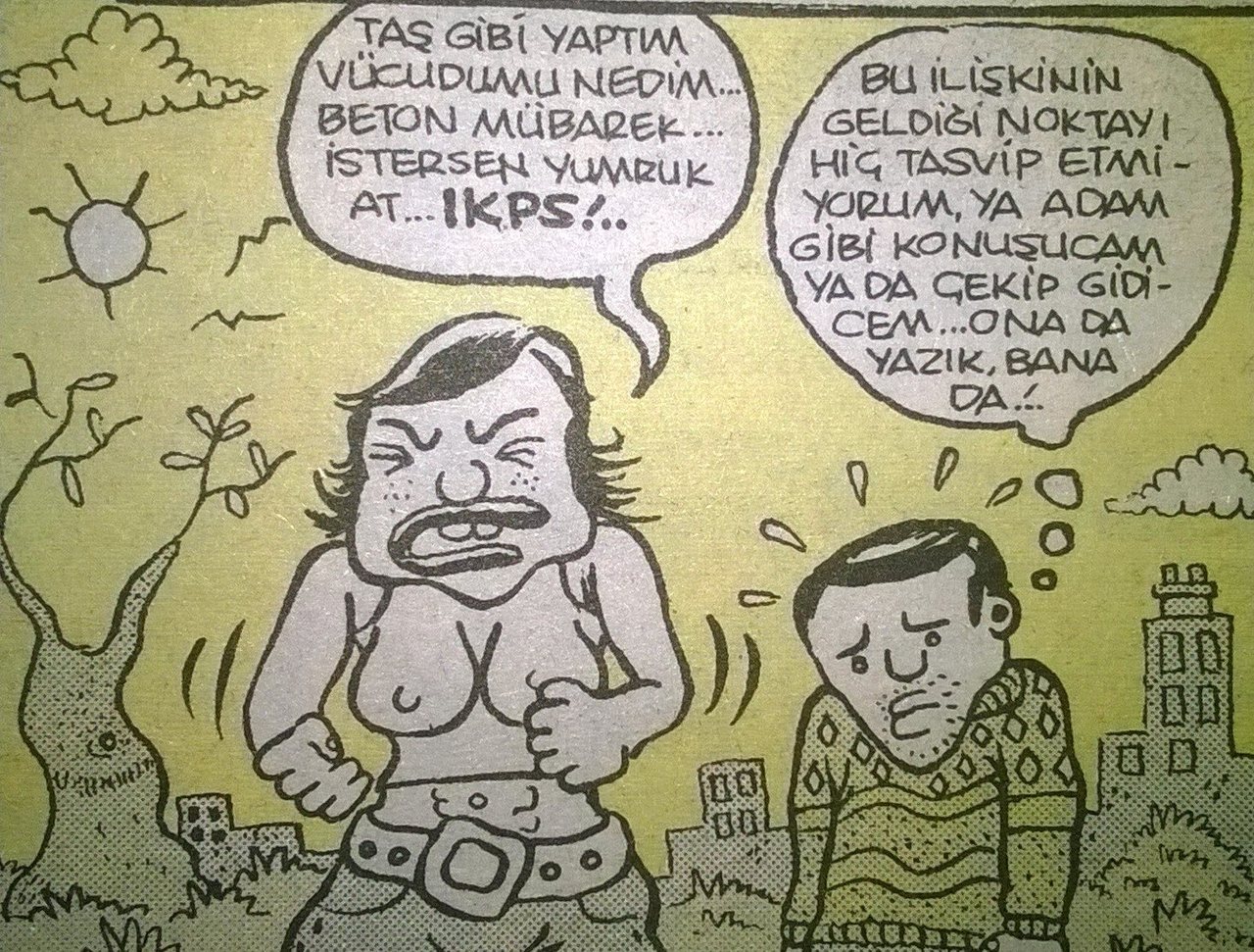 - Taş gibi yaptım vücudumu...