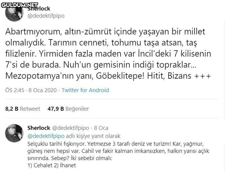 Sherlock @dedektifpipo...