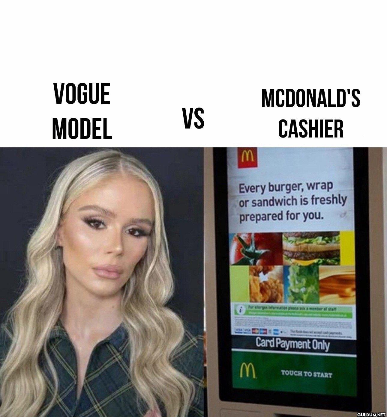 VOGUE MODEL VS M...