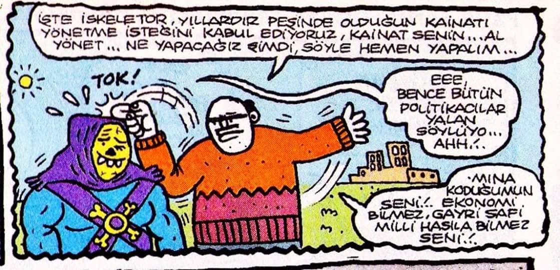 - İşte İskeletor,yıllardır...