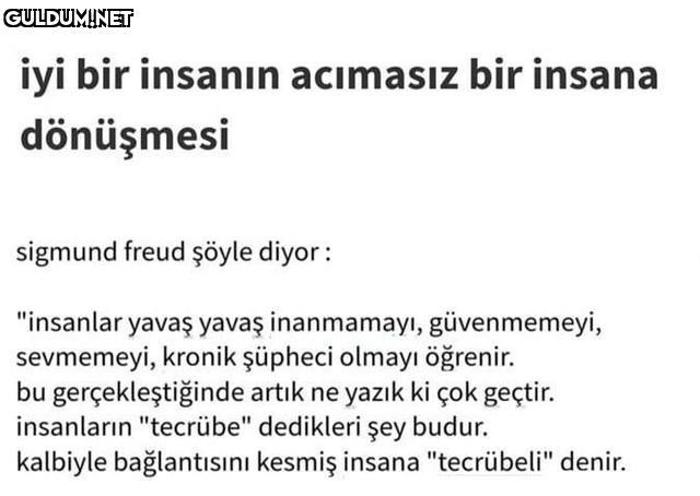iyi bir insanın acımasız...