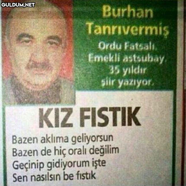 Burhan Tanrıvermiş Ordu...