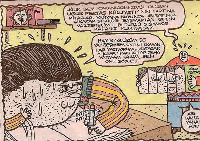 - Uğur Bey romanlarınızdan...