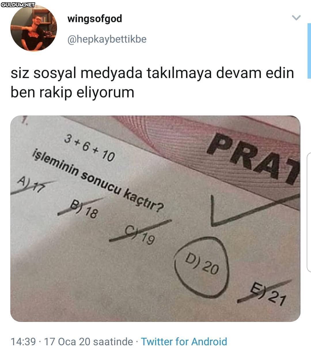 siz sosyal medyada...