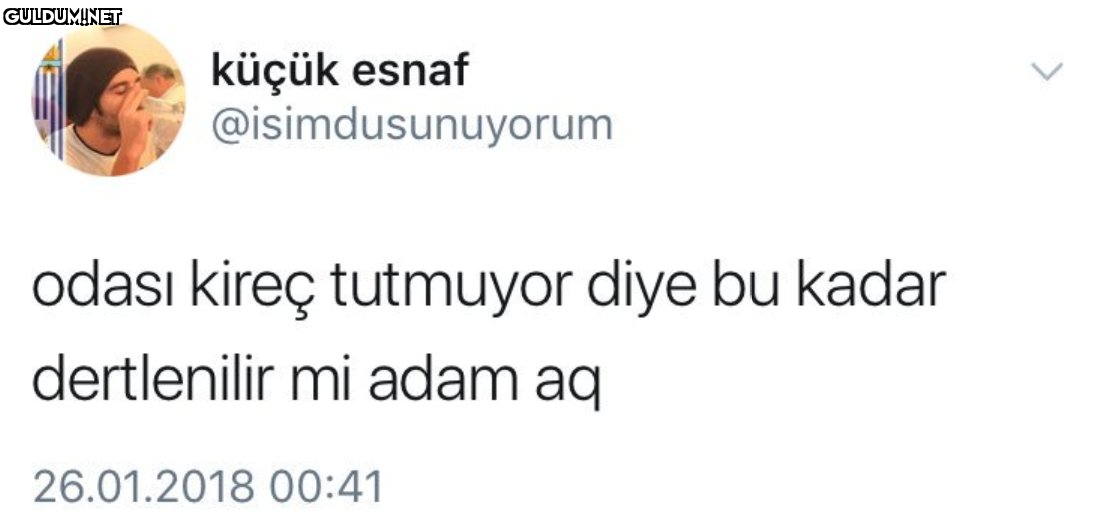küçük esnaf...