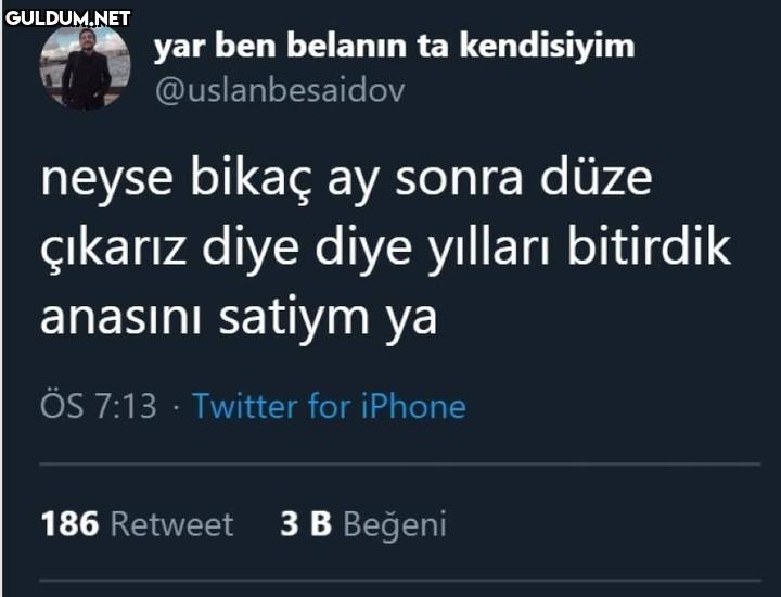 @uslanbesaidov neyse bikaç...