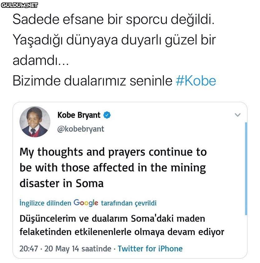 Acımıza ortak olan güzel...