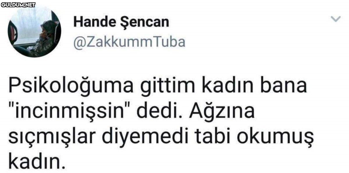 Hande Şencan @Zakkumm Tuba...