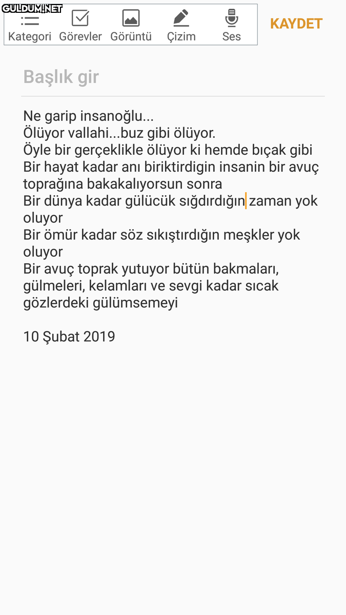 KAYDET Çizim Ses Kategori...