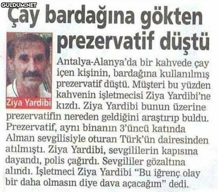 Göklerden gelen bir...