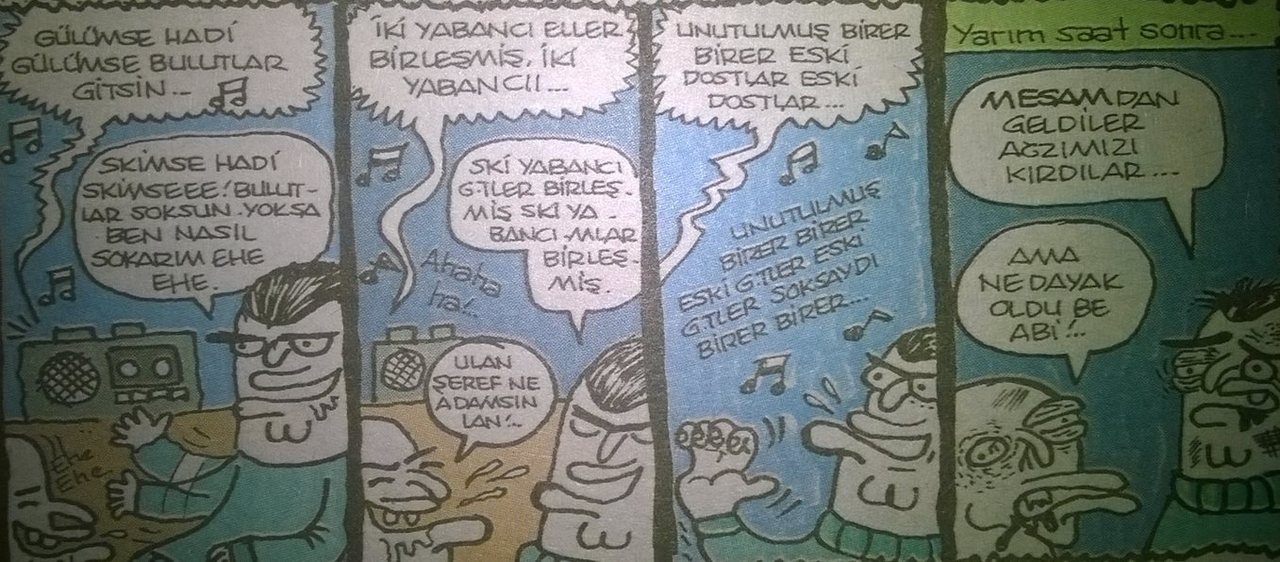 - Gülümse hadi gülümse...