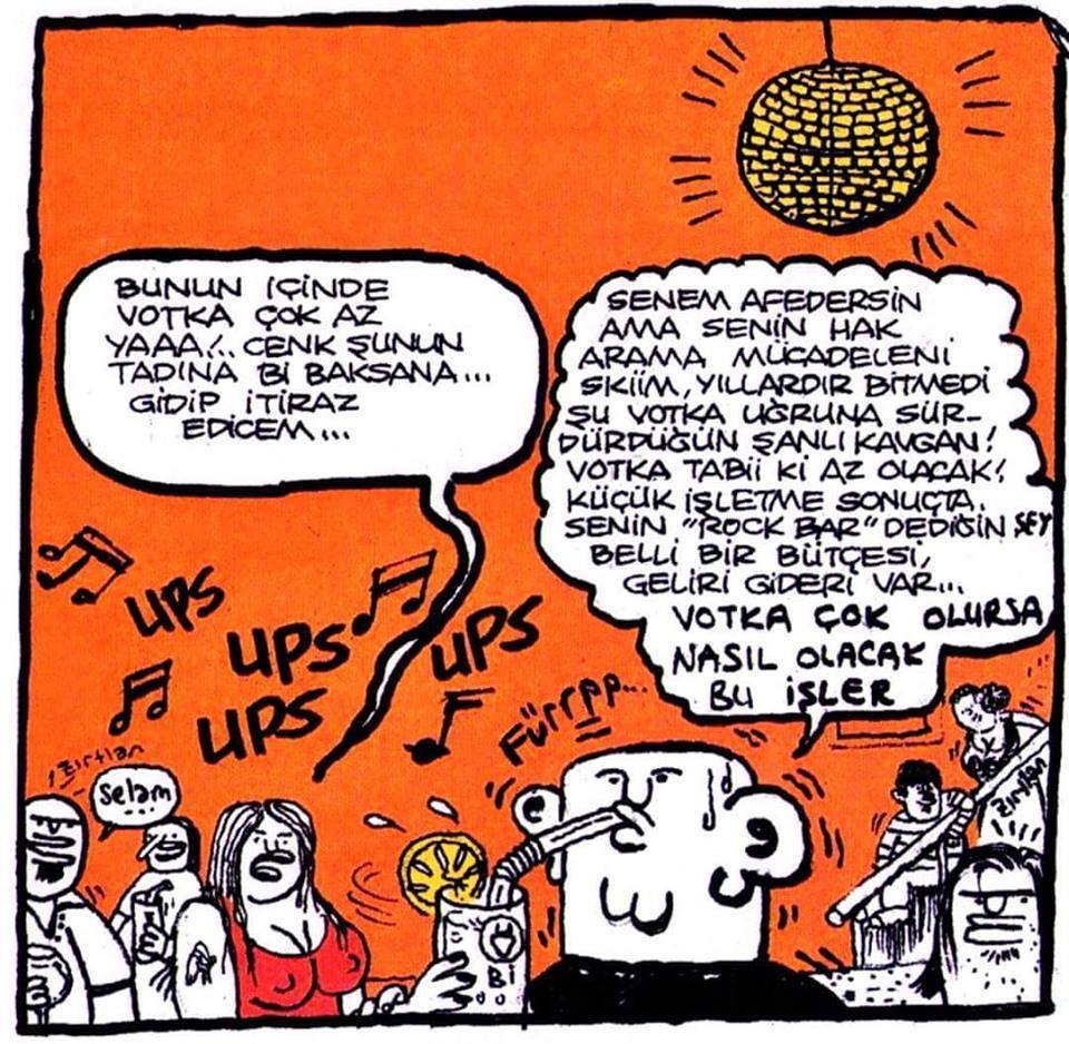 - Bunun içinde votka çok...