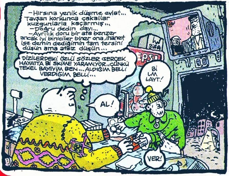 - Hırsına yenik düşme...