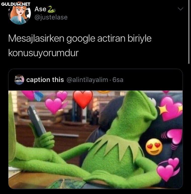 mesajlaşırken google...
