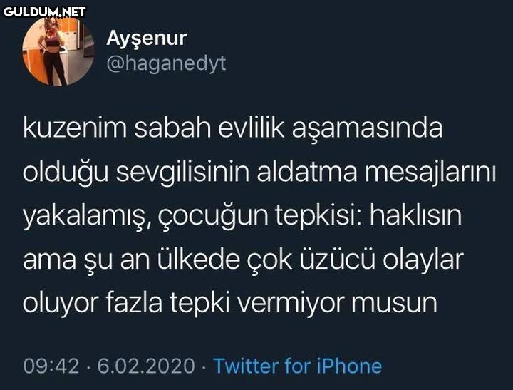 Ayşenur @haganedyt kuzenim...