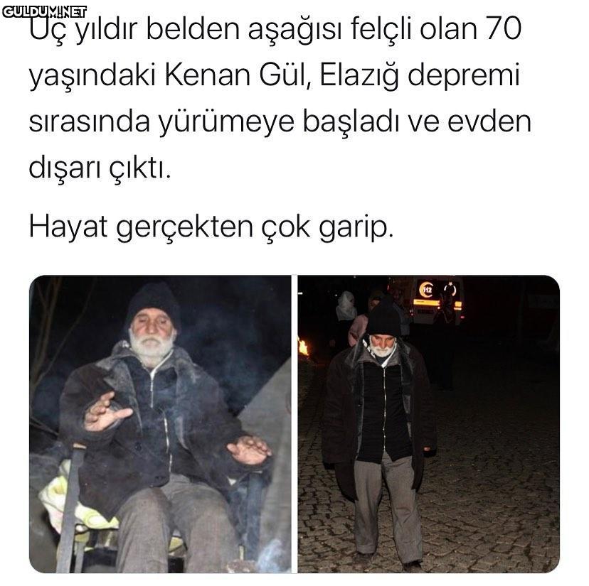 Üç yıldır belden aşağısı...