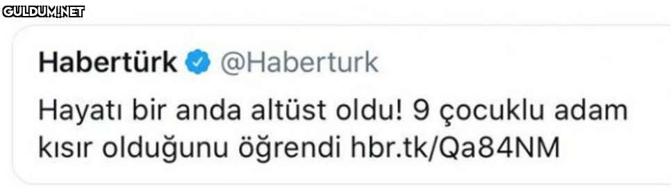 Habertürk O @Haberturk...