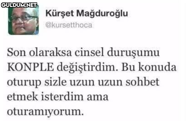 Kürşet Mağduroğlu...