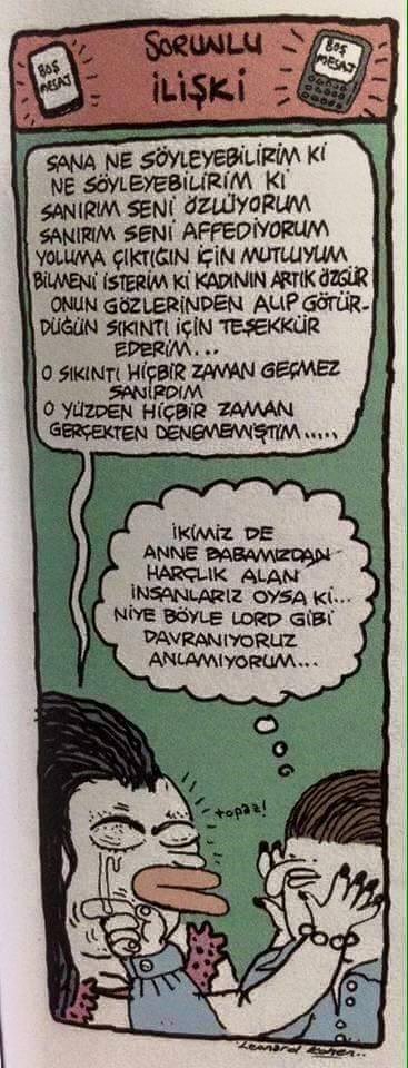 SORUNLU İLİŞKİ

- Sana ne...