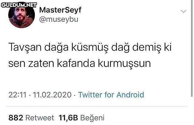 yine kurmuşsun kendi...