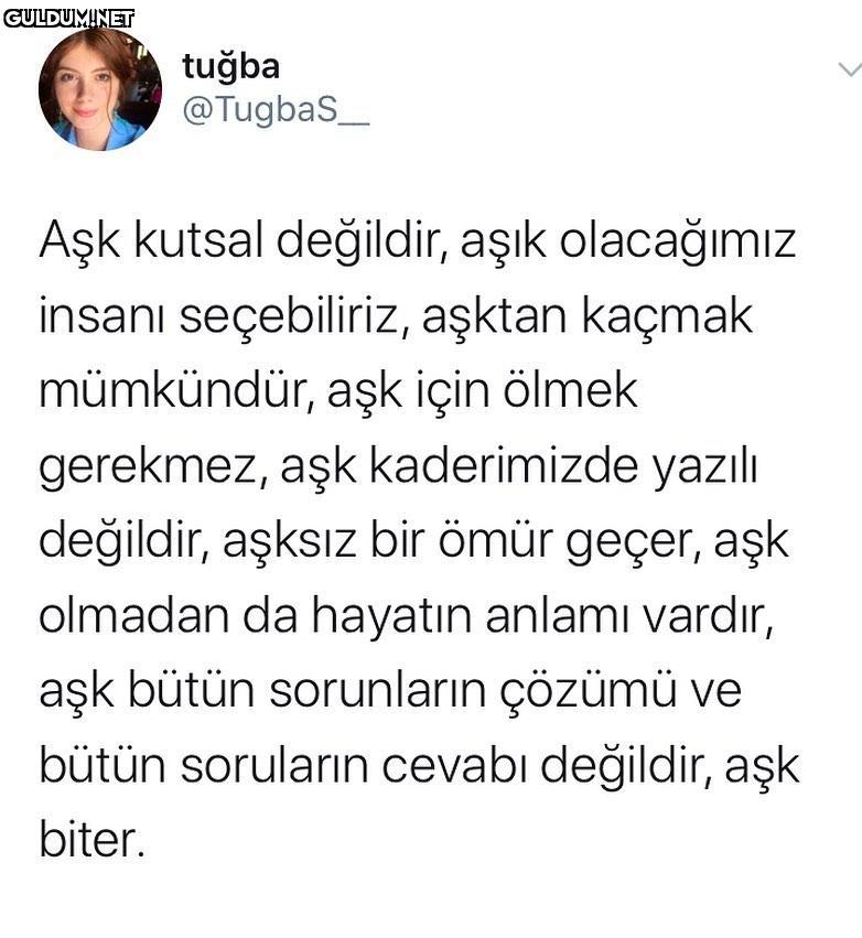tuğba @TugbaS_ Aşk kutsal...