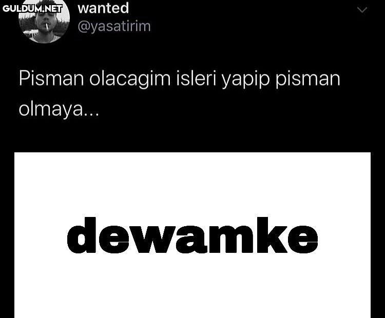 wanted @yasatirim Pisman...