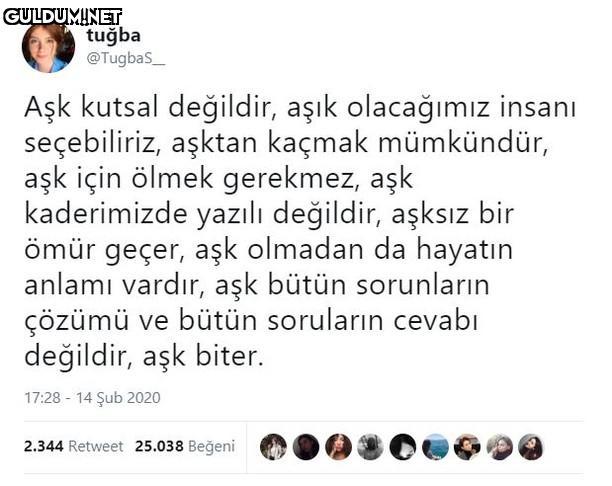tuğba @Tugbas_ Aşk kutsal...