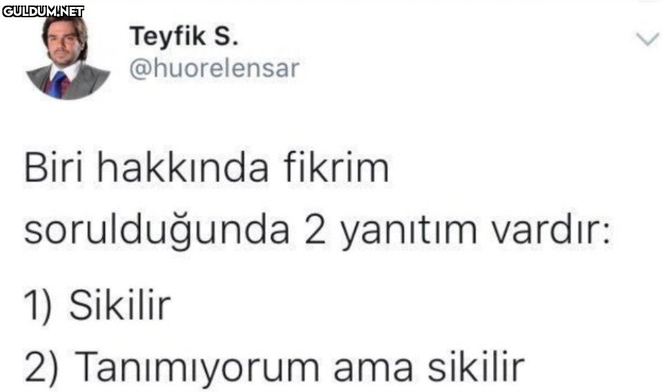 Teyfik S. @huorelensar...