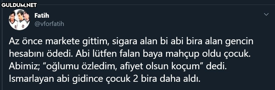 Fatih @vforfatih Az önce...