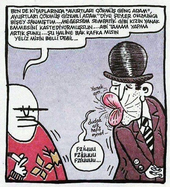 - Ben de kitaplarında...