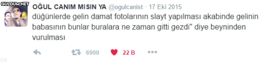 OĞUL CANIM MISIN YA...